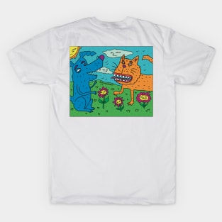 Cat and dog T-Shirt